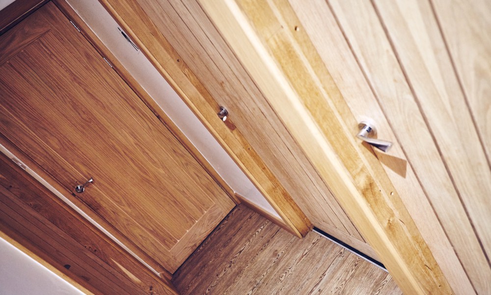 commercial refurbishment oak door finishes