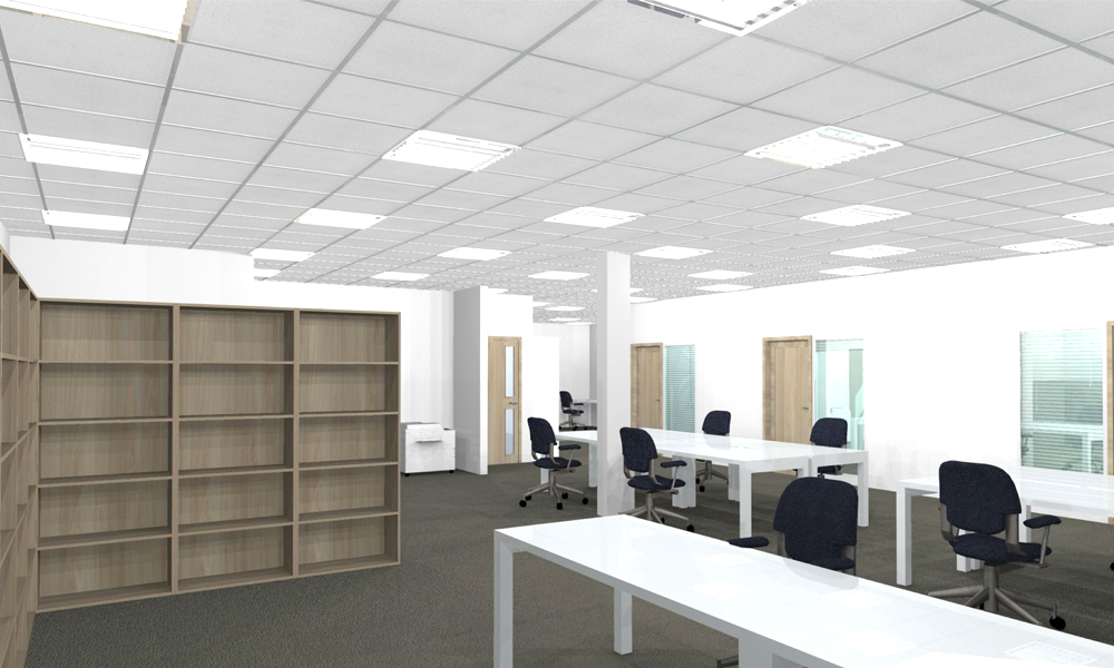 visual image concept proposal office planning design